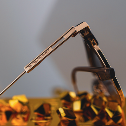 The Classic's Gold Tint Glasses